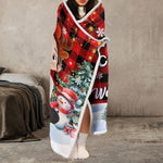 This Is My Christmas Movie Watching Blanket - Personalized Wearable Blanket Hoodie