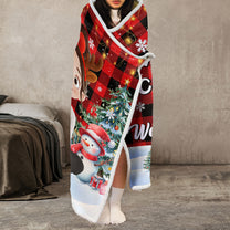 This Is My Christmas Movie Watching Blanket - Personalized Wearable Blanket Hoodie