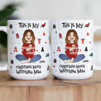 This Is My Christmas Movie Watching Mug - Personalized Mug