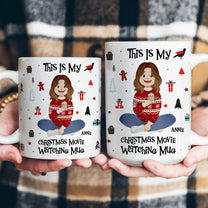 This Is My Christmas Movie Watching Mug - Personalized Mug
