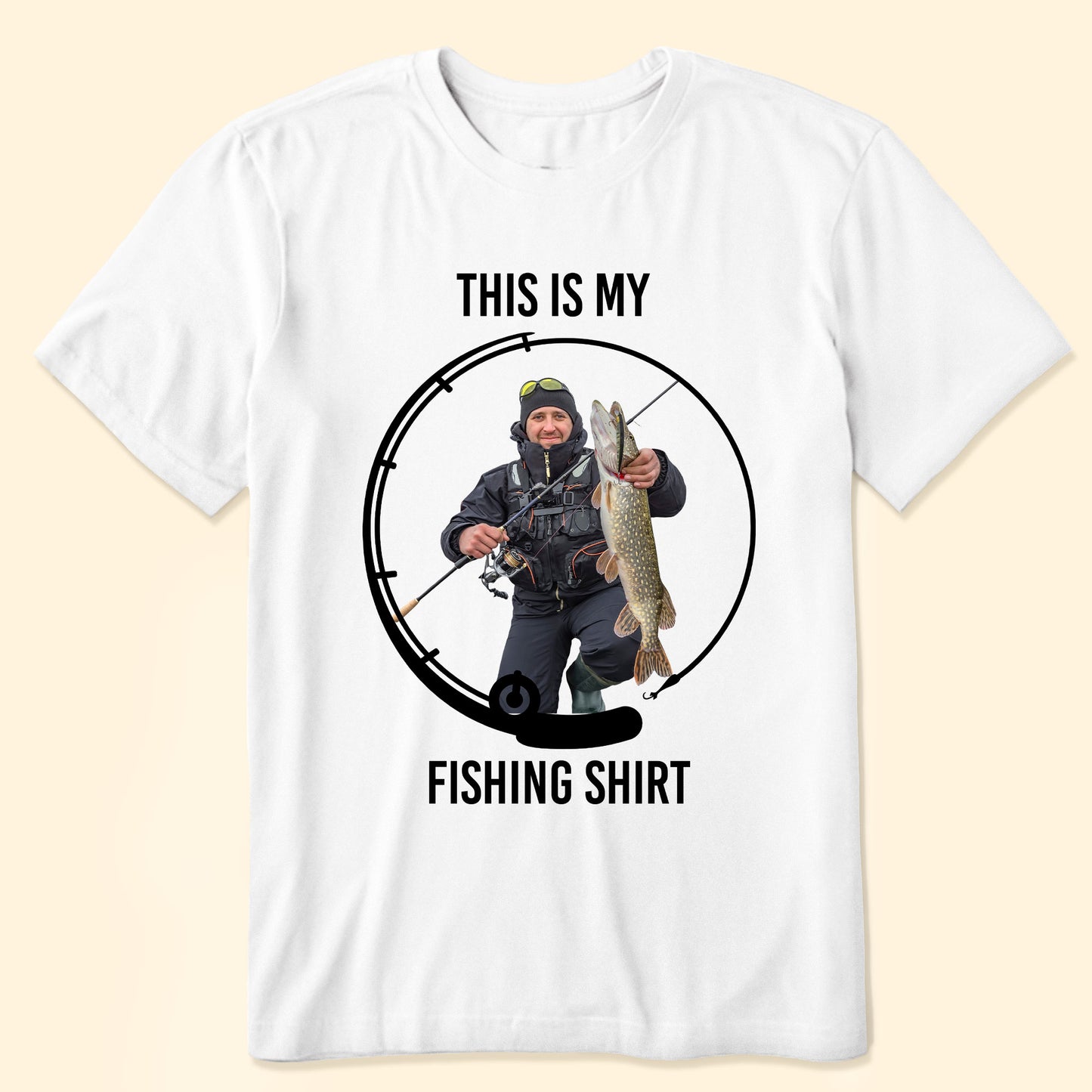 This Is My Fishing Hoodie Fishing Shirt - Personalized Photo Shirt