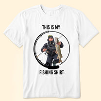This Is My Fishing Hoodie Fishing Shirt - Personalized Photo Shirt