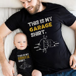 This Is My Garage Shirt - Personalized Matching Shirt And Baby Bodysuit