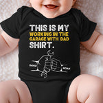 This Is My Garage Shirt - Personalized Matching Shirt And Baby Bodysuit