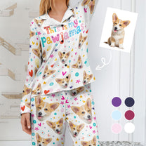 My Pawjamas Custom Funny Dog Cat Pets Face - Personalized Photo Women's Pajamas Set