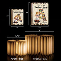 This Is My Reading Lamp - Personalized Book Lamp
