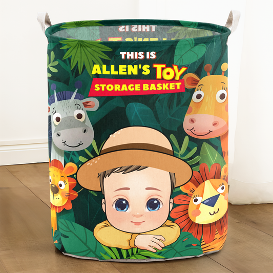 This Is My Toy Storage Basket - Personalized Laundry Storage Basket