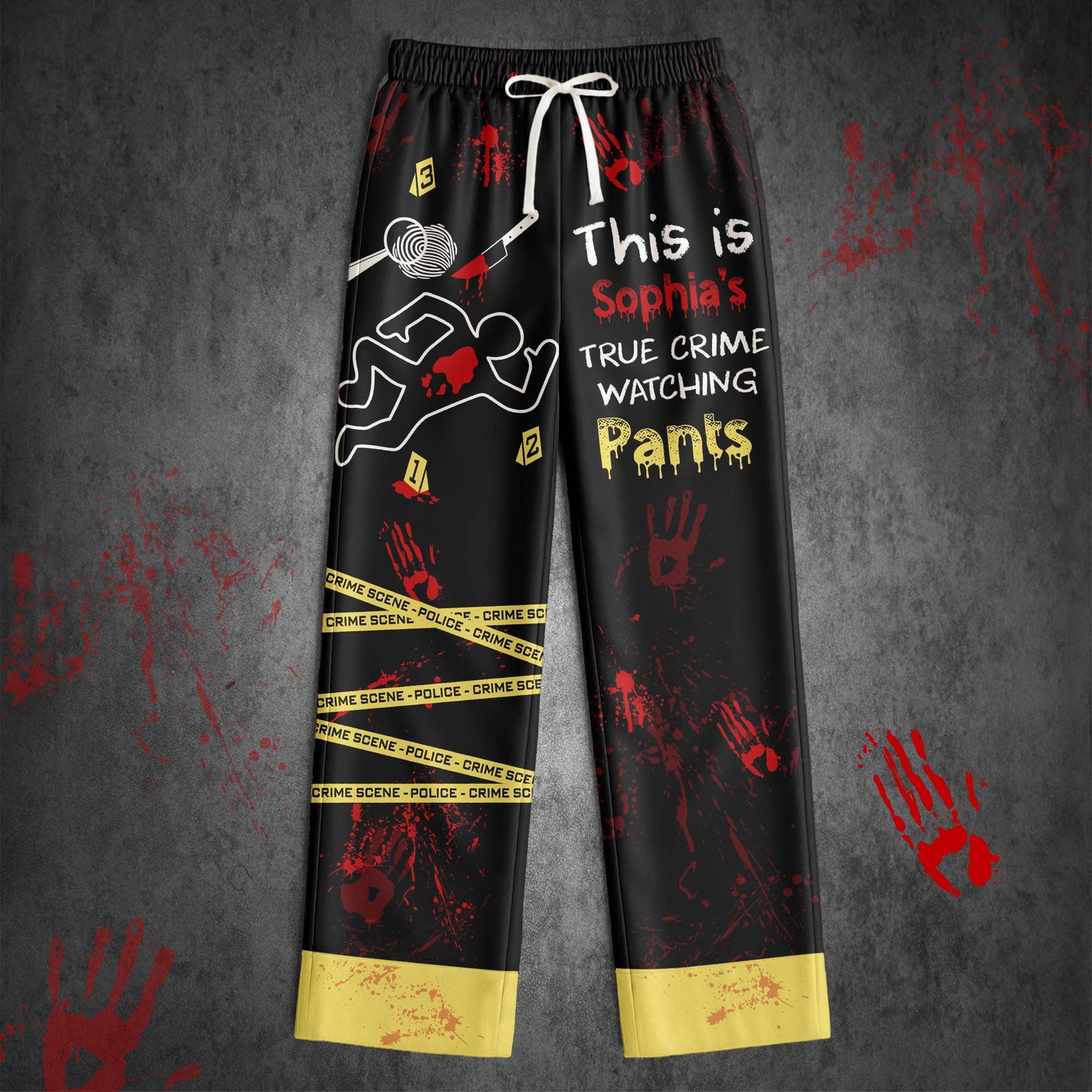 This Is My True Crime Watching Pajamas - Personalized Satin Pajama Set