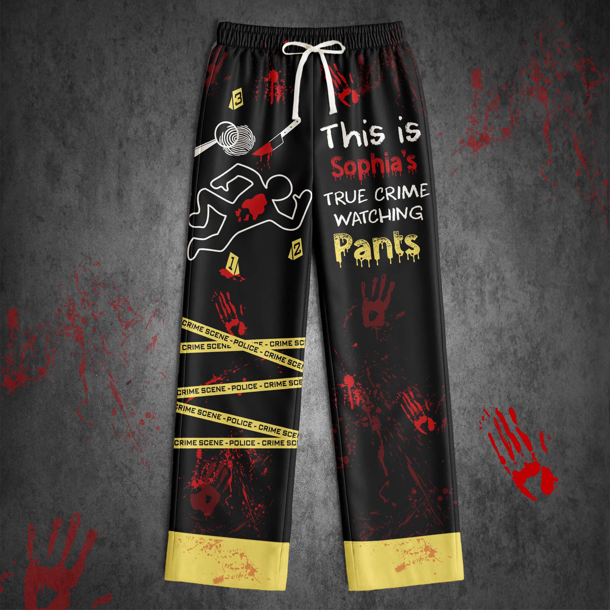 This Is My True Crime Watching Pajamas - Personalized Satin Pajama Set