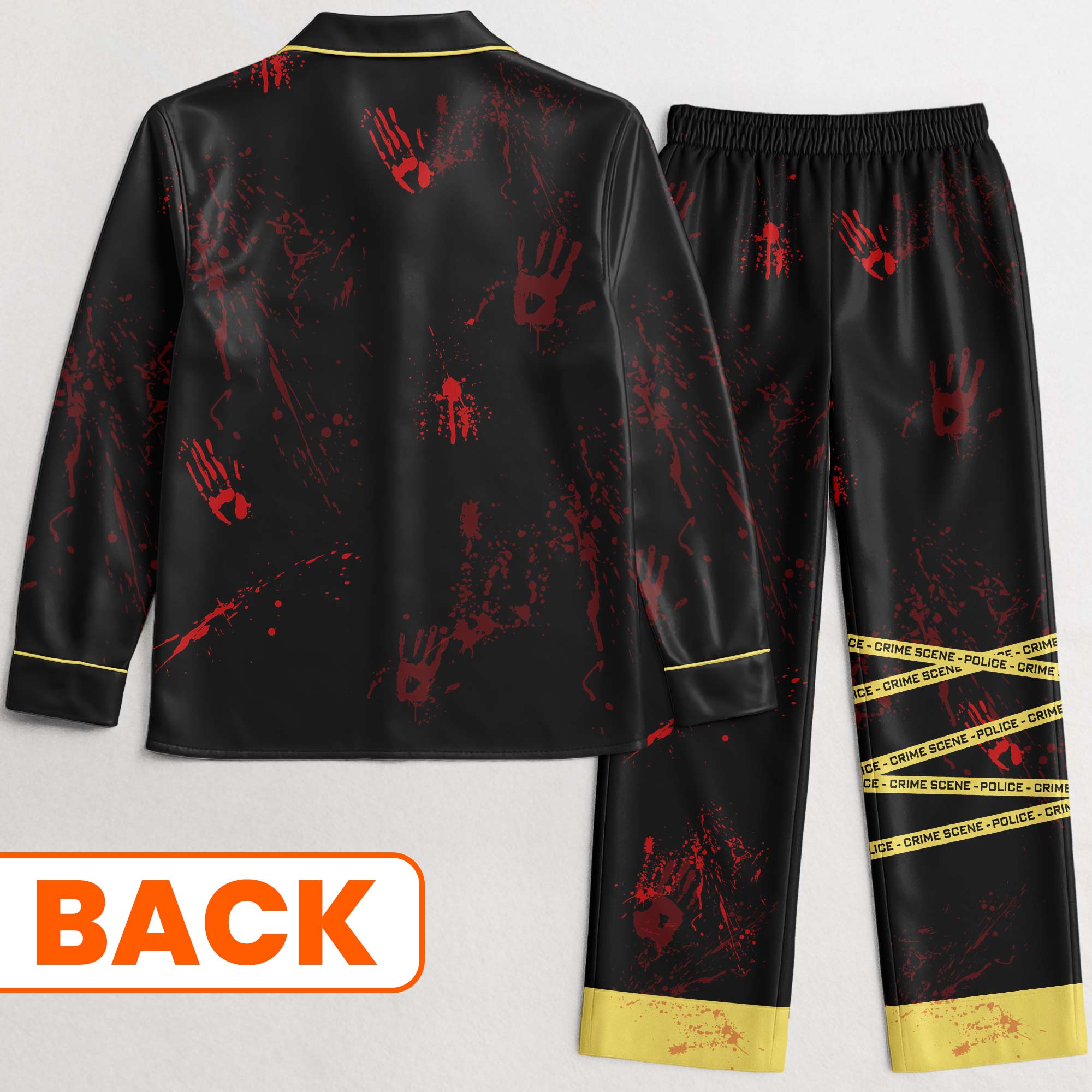 This Is My True Crime Watching Pajamas - Personalized Satin Pajama Set