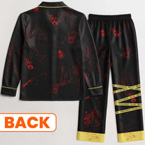 This Is My True Crime Watching Pajamas - Personalized Satin Pajama Set