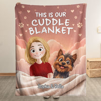 This Is Our Cuddle Blanket - Personalized Blanket