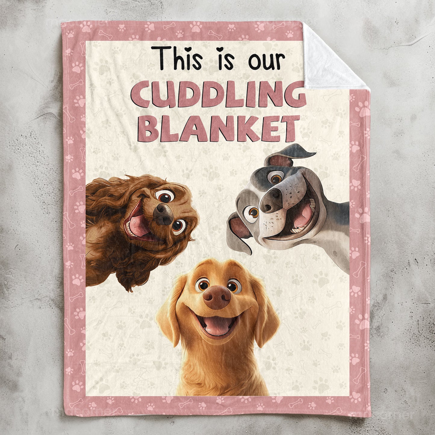 This Is Our Cuddling Blanket - Personalized Blanket