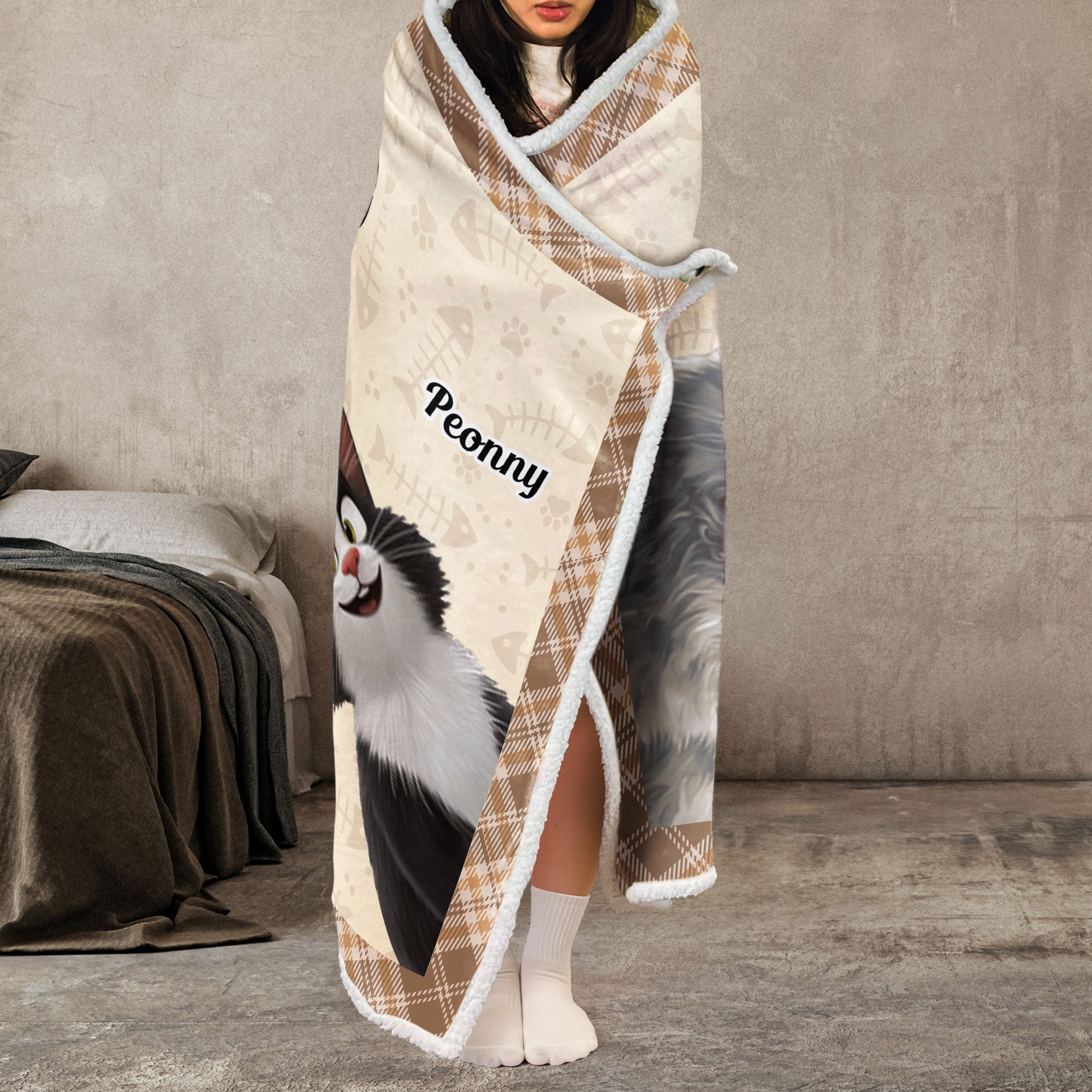 This Is Our Cuddling Blanket - Personalized Wearable Blanket Hoodie