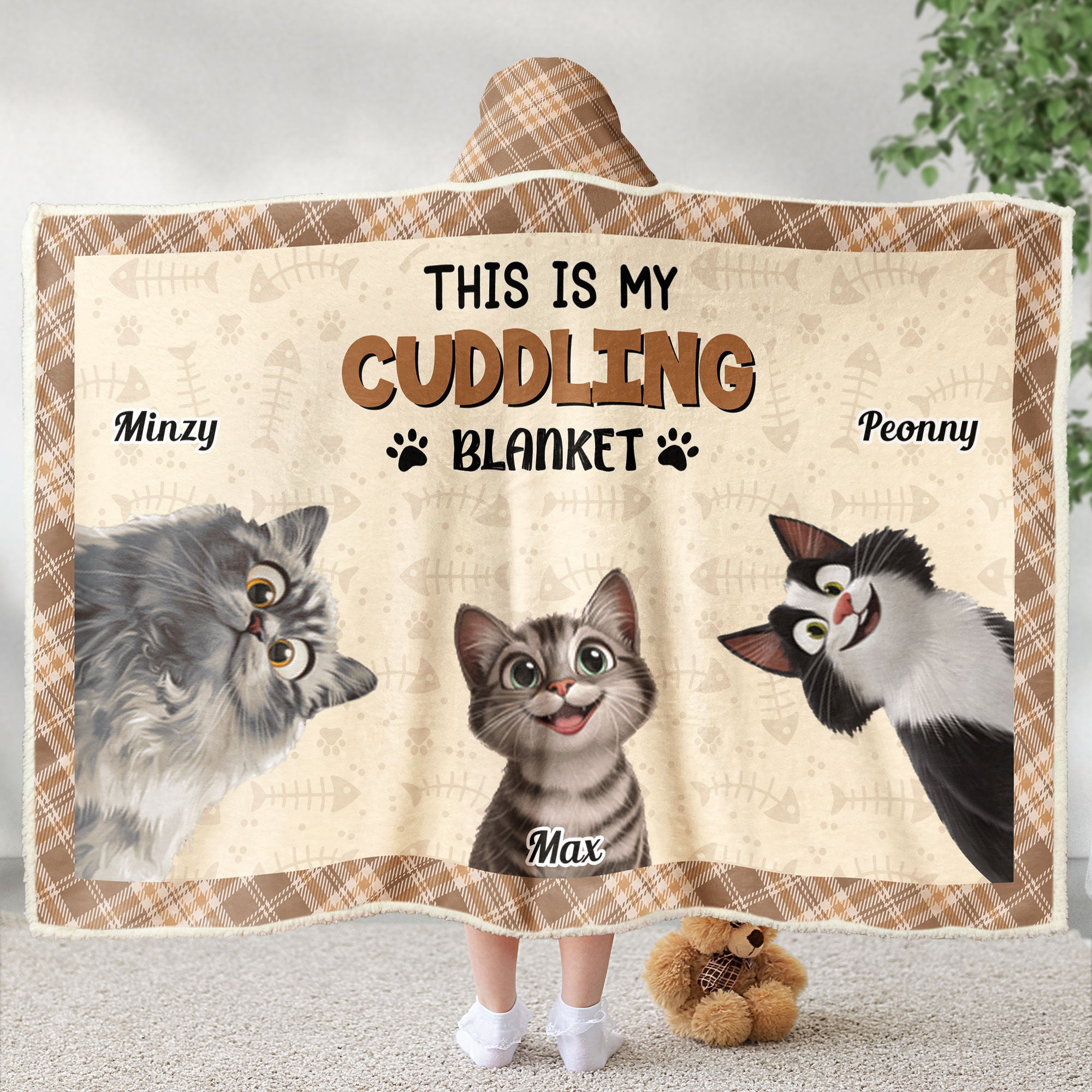 This Is Our Cuddling Blanket - Personalized Wearable Blanket Hoodie