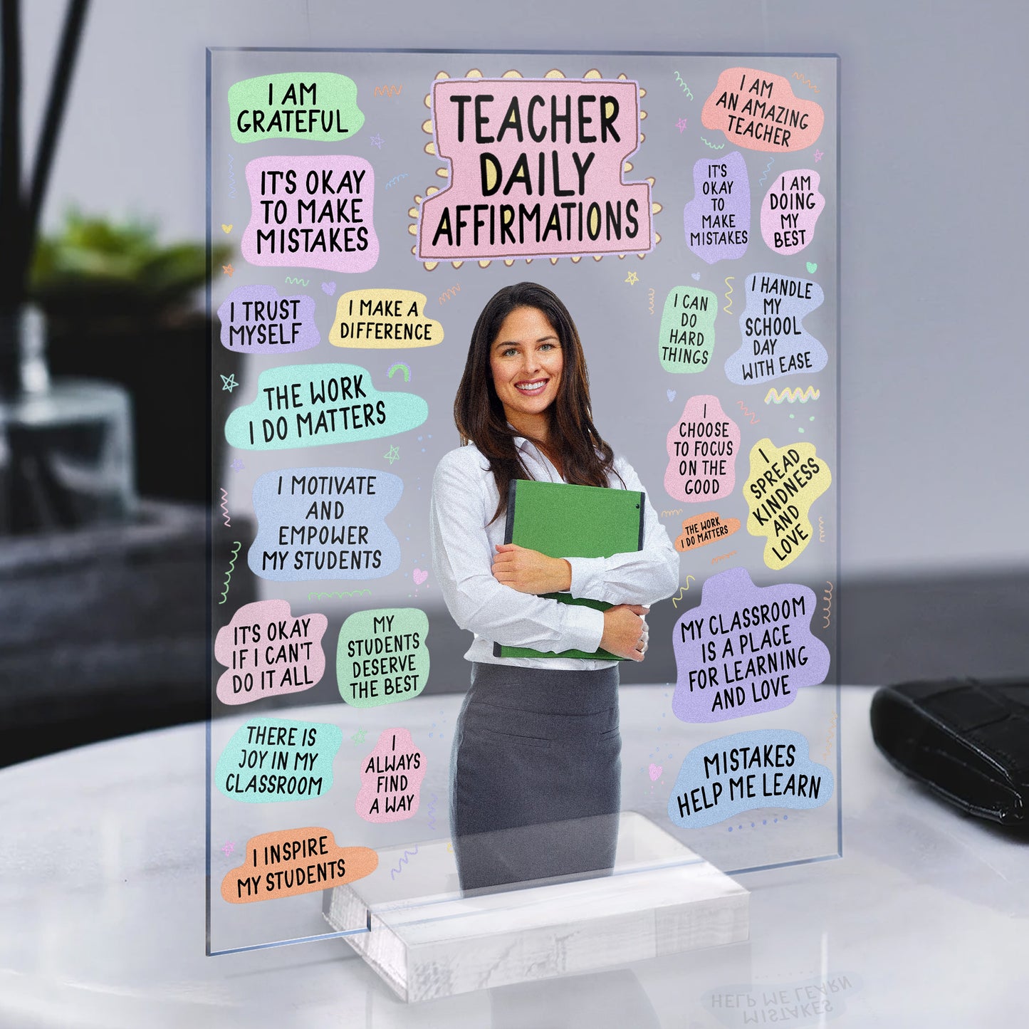 This Is Teacher Daily Affirmation - Personalized Acrylic Photo Plaque