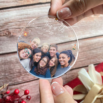 This Is Us A Little Bit Of Crazy - Personalized Acrylic Photo Ornament