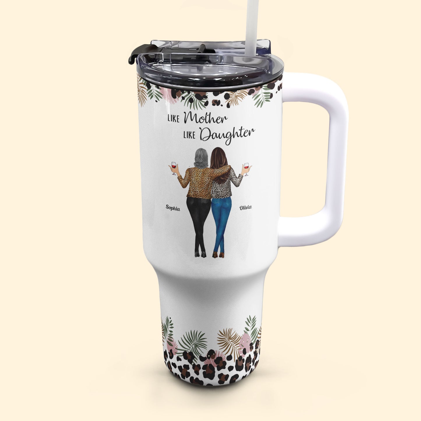 This Is Your Reminder That You're Awesome - Personalized 40oz Tumbler With Straw