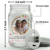 This Light Reminds You How Much I Love You - Perso alized Photo Mason Jar Light