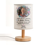 This Light Shines In Loving Memory - Personalized Photo Fabric Lamp