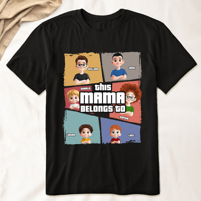 This Mama Belongs To - Personalized Shirt