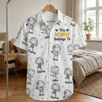 This Mommy Belongs To Doodle - Personalized Hawaiian Shirt