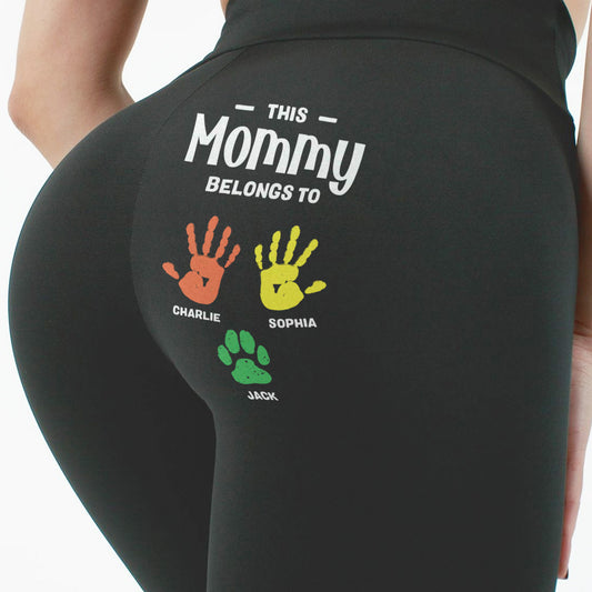 This Mommy Belongs To - Personalized Leggings