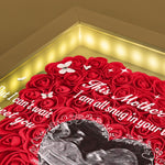 This Mother's Day I Am All Snug In Your Tummy - Personalized Photo Flower Shadow Box With LED Light