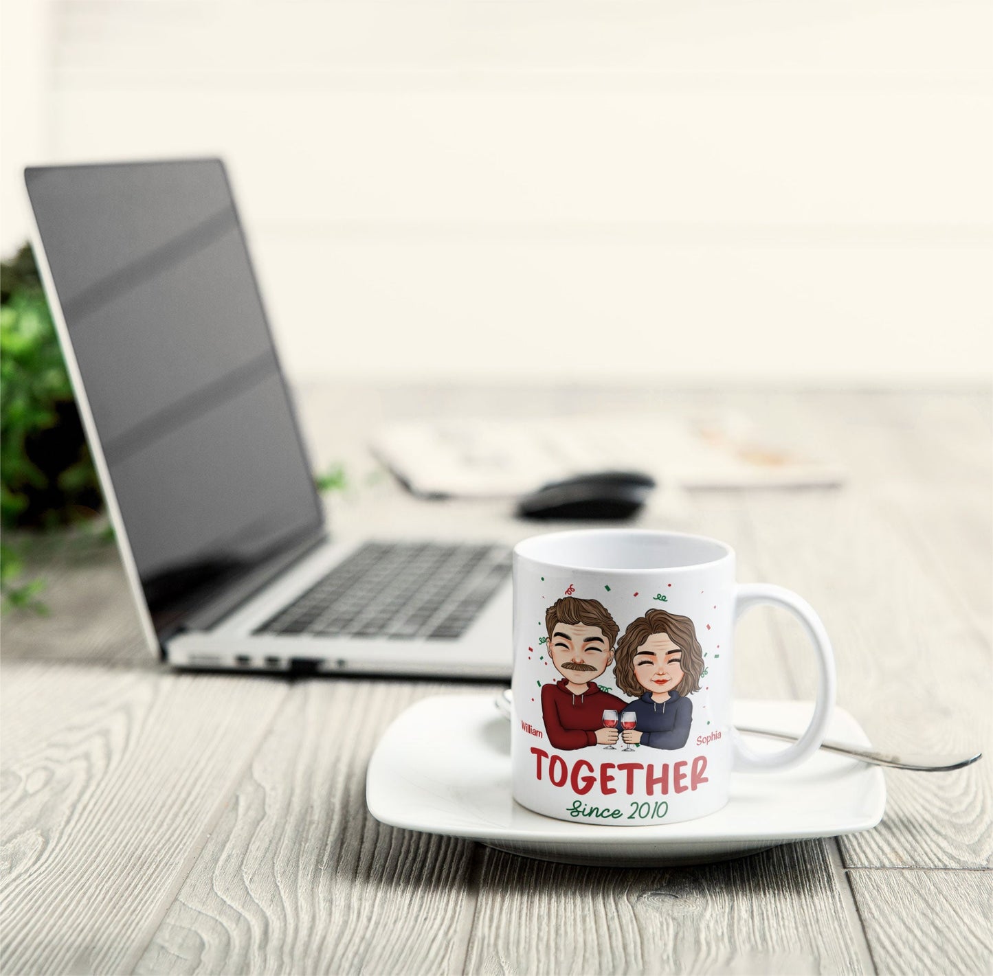 This Mug Belongs To The World's Best Wife - Personalized Mug