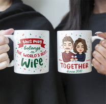 This Mug Belongs To The World's Best Wife - Personalized Mug