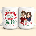 This Mug Belongs To The World's Best Wife - Personalized Mug