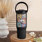 This Papa Belongs To - Personalized 30oz Tumbler With Handle