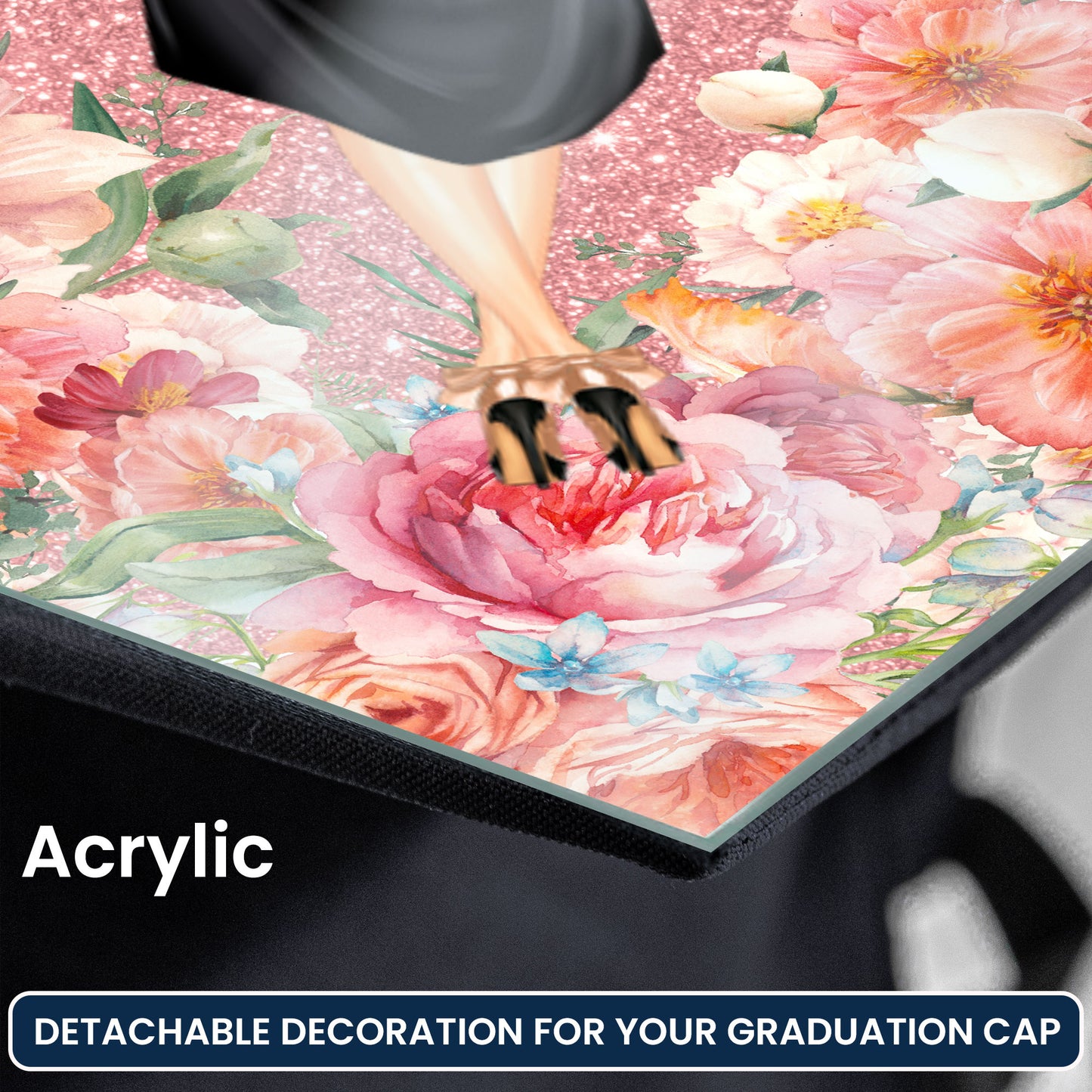 This Queen Finally Got Her Crown - Personalized Graduation Cap Topper
