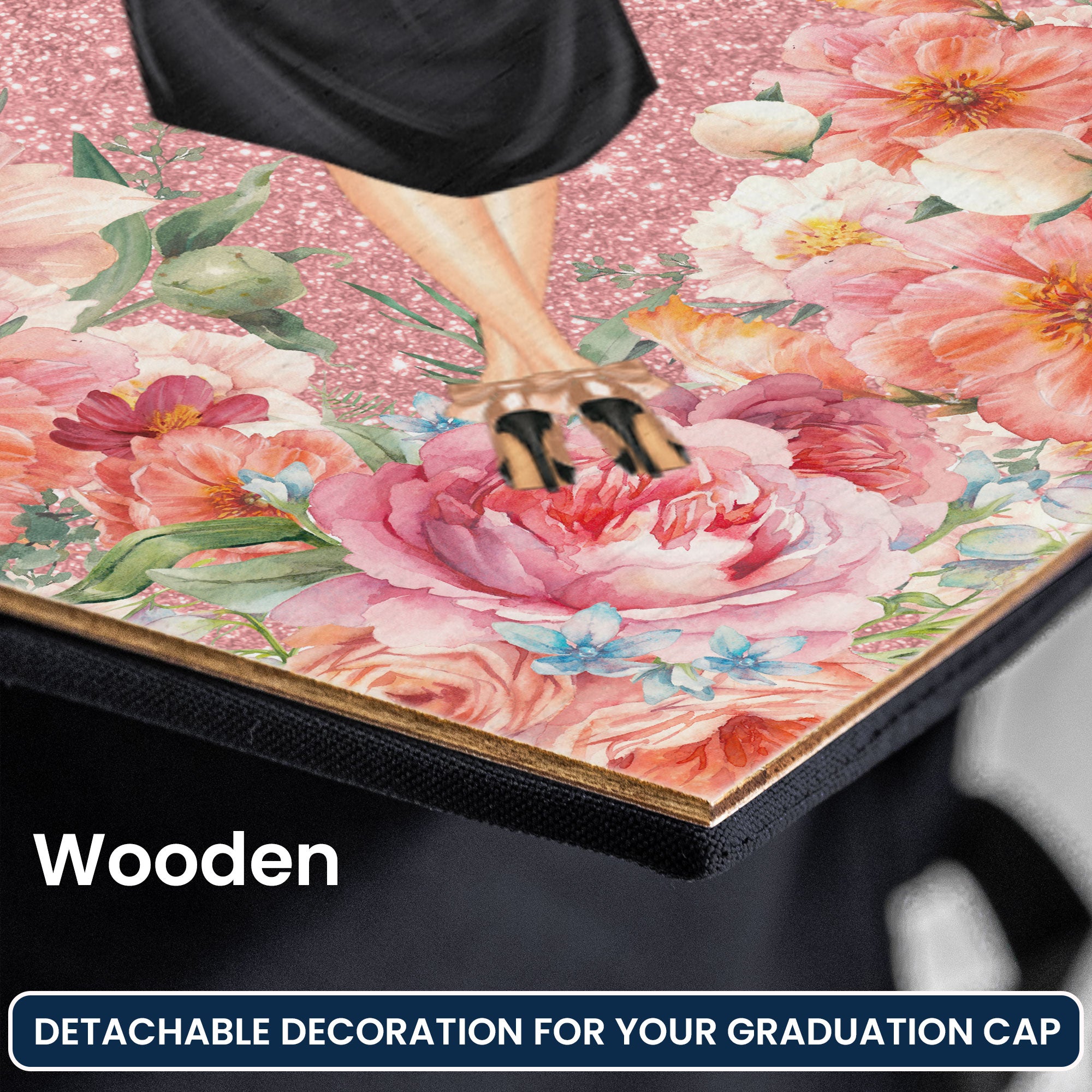 This Queen Finally Got Her Crown - Personalized Graduation Cap Topper