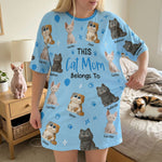 This-Cat-Mom-Belongs-To-Personalized-Sleep--Tee 5