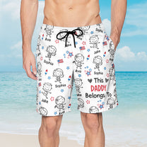 This-Daddy-Belongs-To-Independence-Doodle-Style-Personalized-Shorts-3