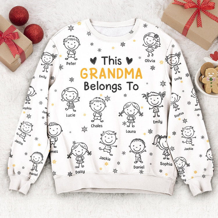 This-Grandma-Belongs-To-Doodle-Art-Personalized-Shirt-3