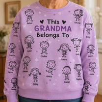 This-Grandma-Belongs-To-Doodle-Art-Personalized-Shirt-4