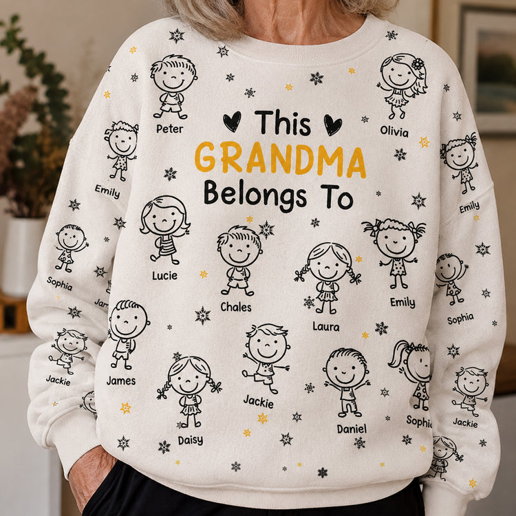 This-Grandma-Belongs-To-Doodle-Art-Personalized-Shirt-5