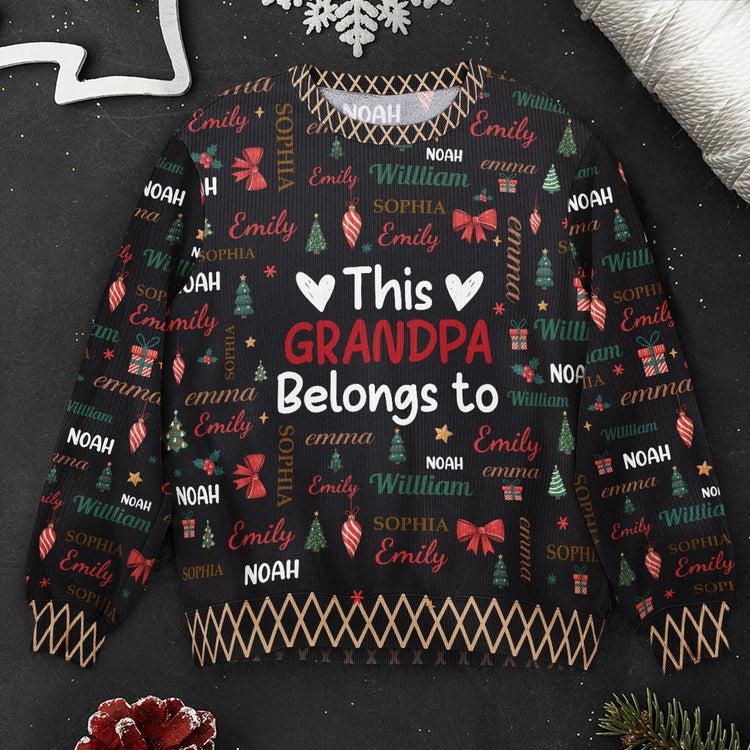 This-Grandma-Grandpa-Belongs-To-Word-Art-Name-Pattern-Personalized-Sweater-6