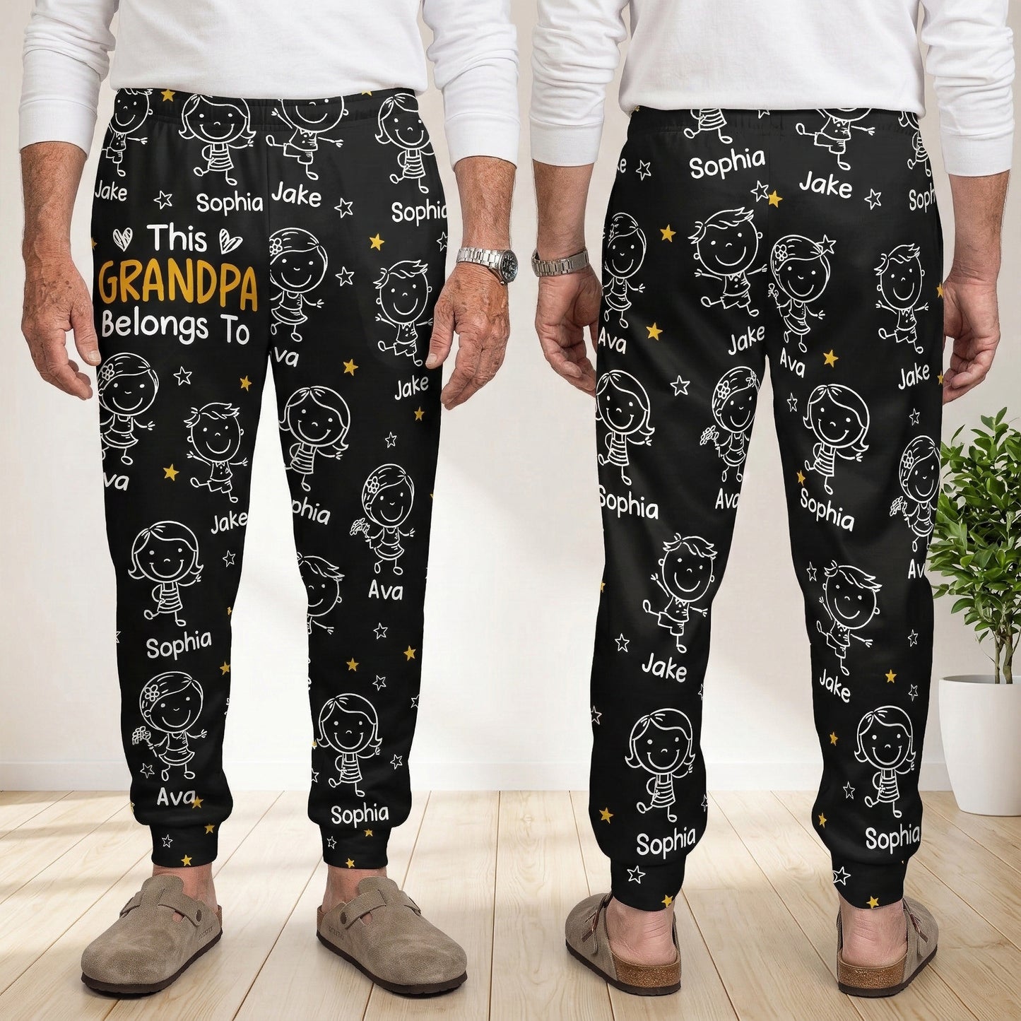 This-Grandpa-Belongs-To-Doodle-Personalized-Sweatpants,-Lounge-Pants-With-Pockets-3