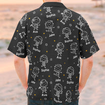 This-Grandpa-Belongs-To-Doodle-Style-Personalized-Hawaiian-Shirt-3