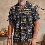 This-Grandpa-Belongs-To-Halloween-Doodle-Ver-Personalized-Hawaiian-Shirt-1