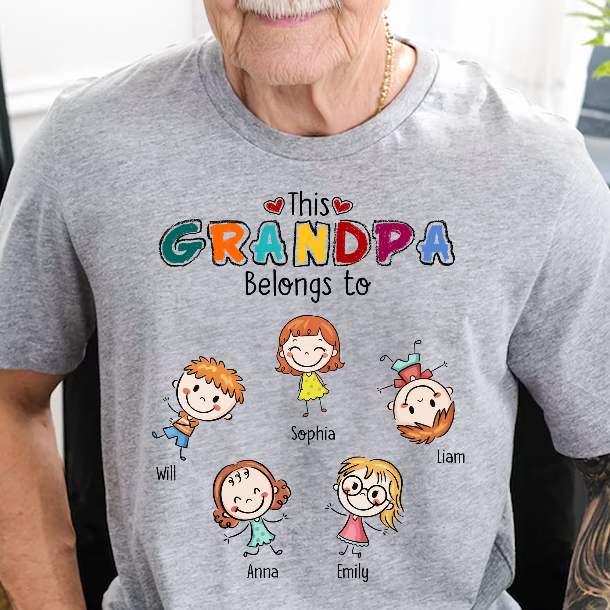 This-Grandpa-Grandma-Belongs-Doodle-Color-Personalized-Shirt-2