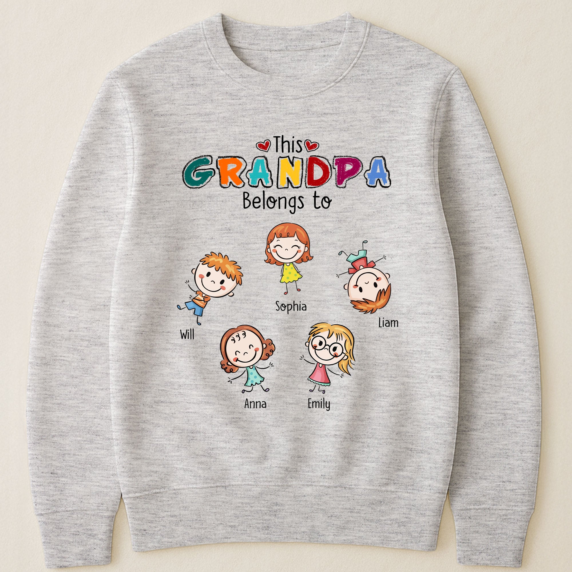 This-Grandpa-Grandma-Belongs-Doodle-Color-Personalized-Shirt-3