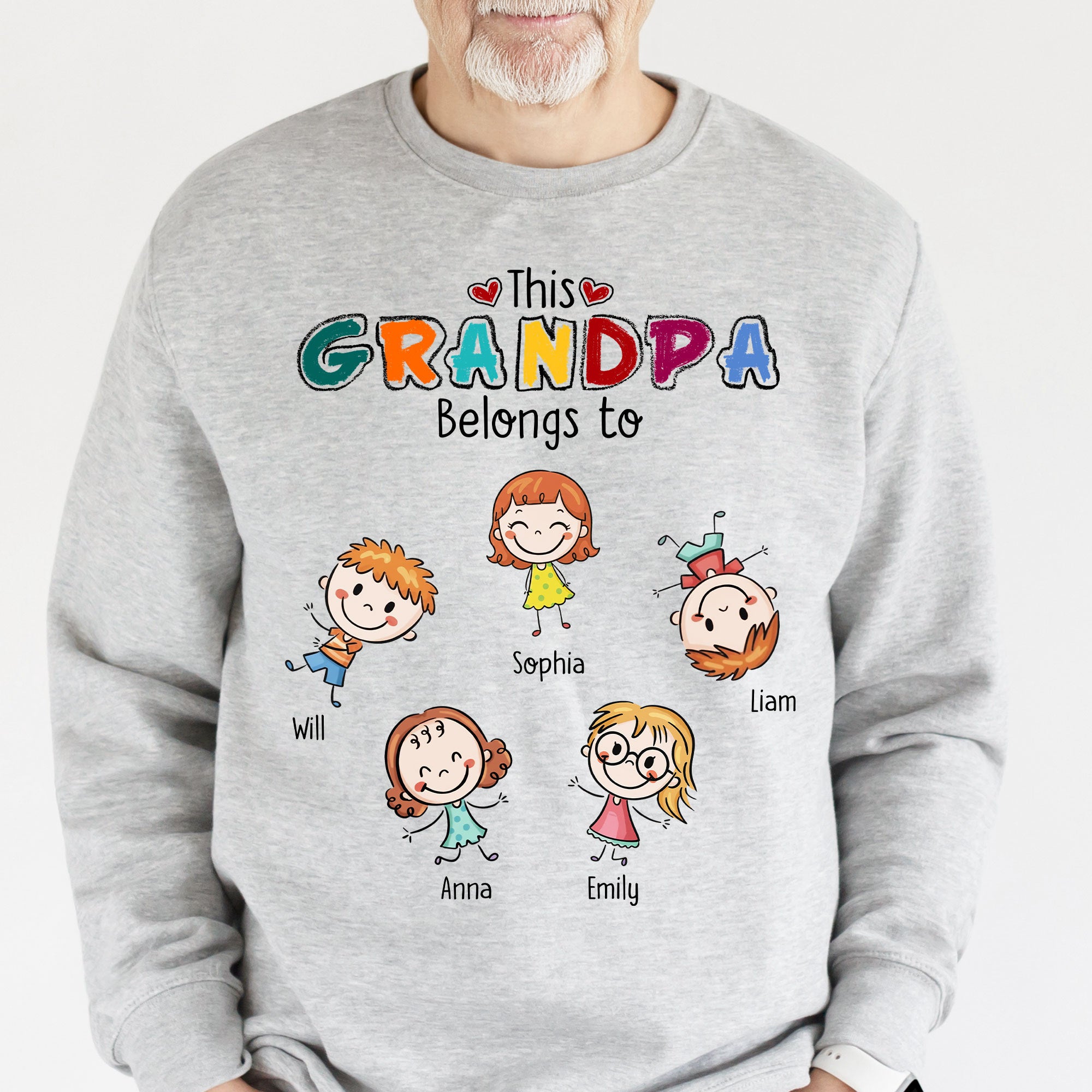 This-Grandpa-Grandma-Belongs-Doodle-Color-Personalized-Shirt-4