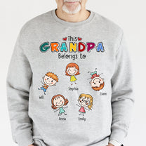 This-Grandpa-Grandma-Belongs-Doodle-Color-Personalized-Shirt-4
