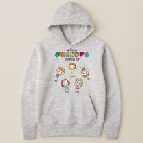 This-Grandpa-Grandma-Belongs-Doodle-Color-Personalized-Shirt-5