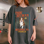 This-Human-Belongs-To-Custom-Pet-Portrait-Watercolor-Personalized-Shirt-2