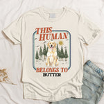 This-Human-Belongs-To-Custom-Pet-Portrait-Watercolor-Personalized-Shirt-3